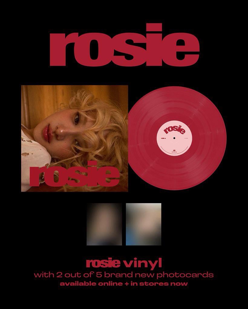 250725 Rosé - 'Rosie' Vinyl مع 2 من 5 من الاركات الضوئية الجديدة | متوفر الآن في Target!