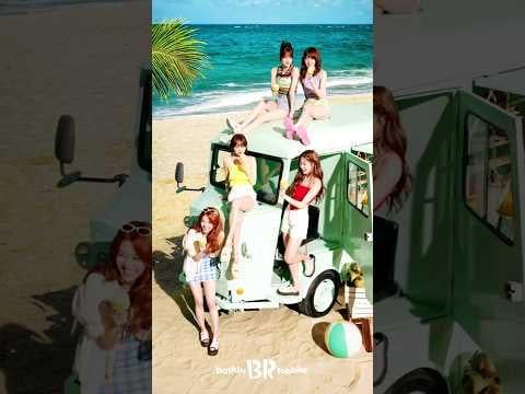 250701 Le Sserafim - استمتع بـ Apple Mango Bingsu التي وقعت حتى Le Sserafim في حبها في Baskin Robbins 💛