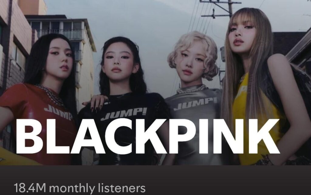 وصلت 250712 Blackpink إلى 18 مليون مستمع شهري! (+)