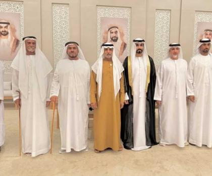 نهيان بن مبارك يحضر أفراح الكعبي في العين