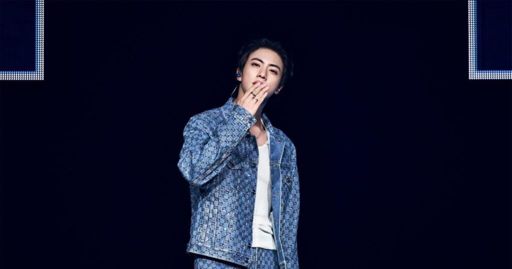 BTS Jin - Jin of BTS يعطي فئة رئيسية في اتصال معجب في Honda Center @ Los Angeles Times (250722)
