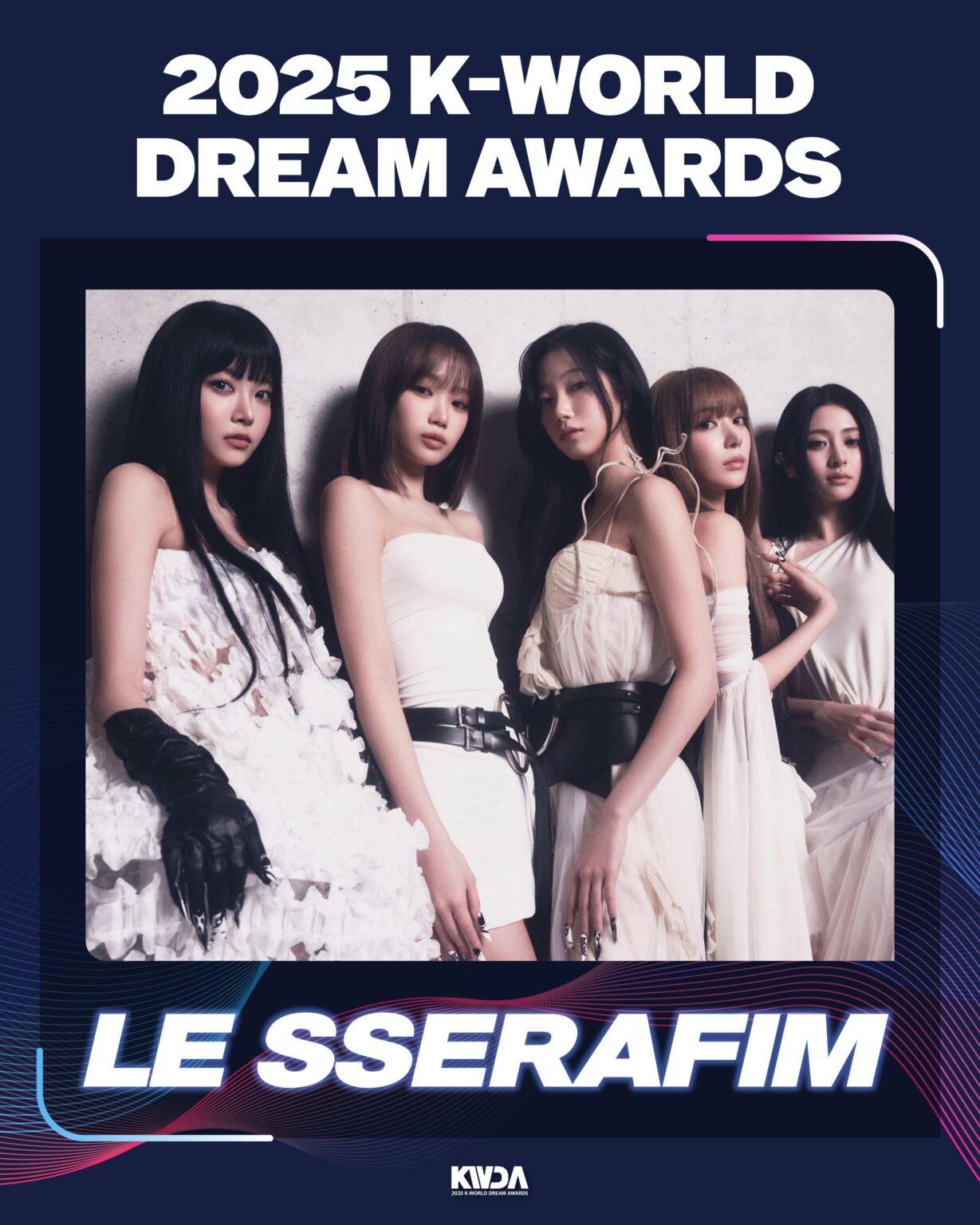 تم الإعلان عن 250722 Le Sserafim كجزء من تشكيلة الفنان لجوائز 2025 K-World Dream في 21 أغسطس 2025.