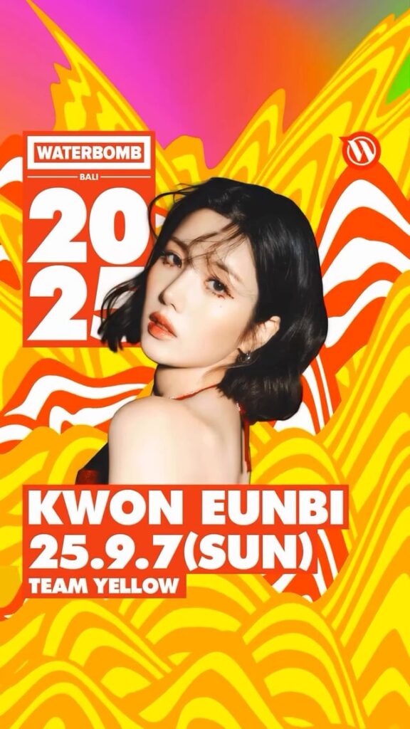 أعلن Kwon Eunbi و 2NE1 كجزء من تشكيلة Waterbomb Bali 2025