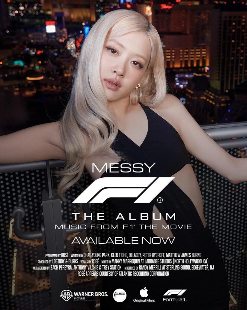 Rosé - "Messy" (من F1® The Movie) الملصق الرسمي