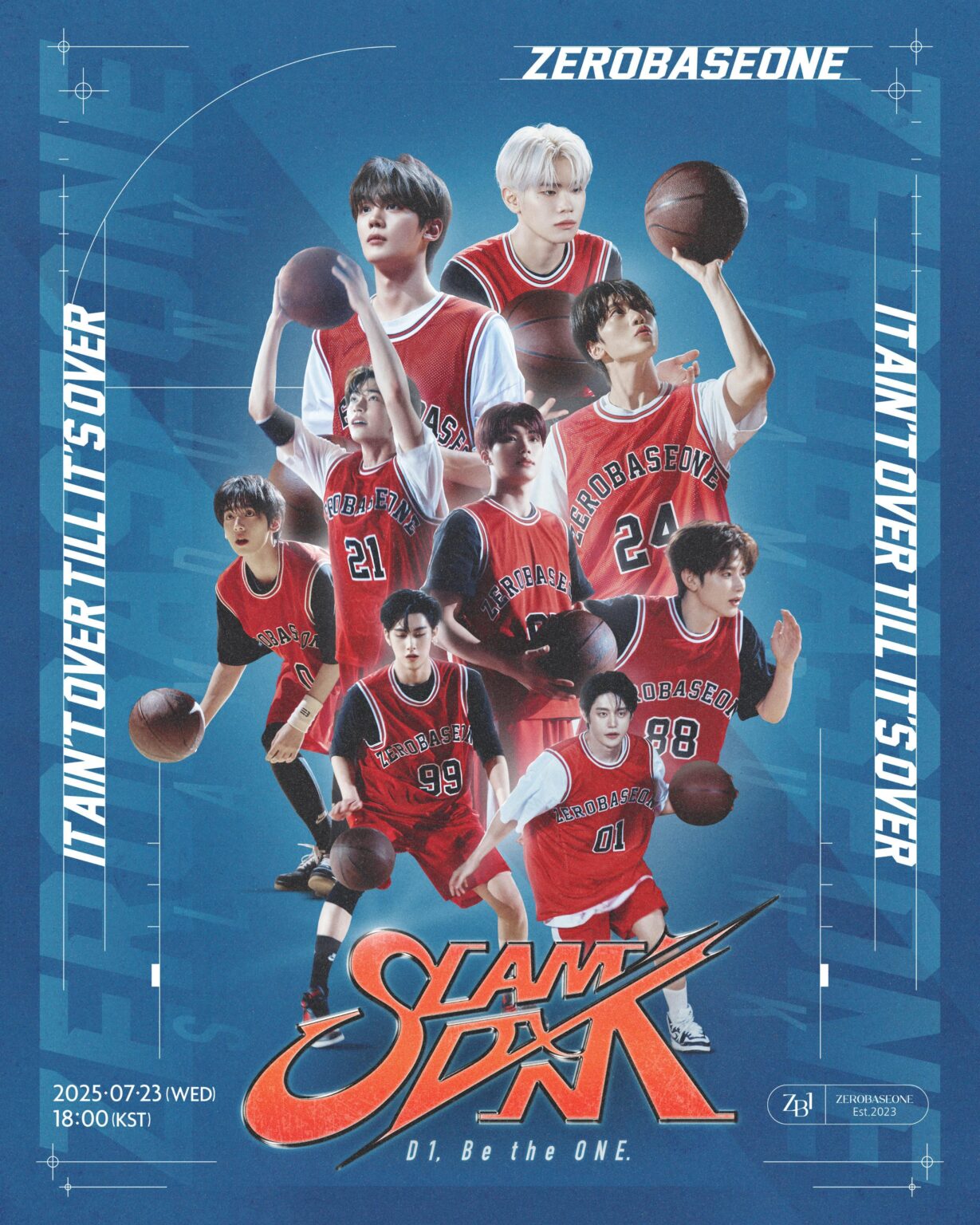 Zerobaseone (ZB1) - واحد ما قبل الإصدار: SLAM Dunk (ملصق المفهوم)