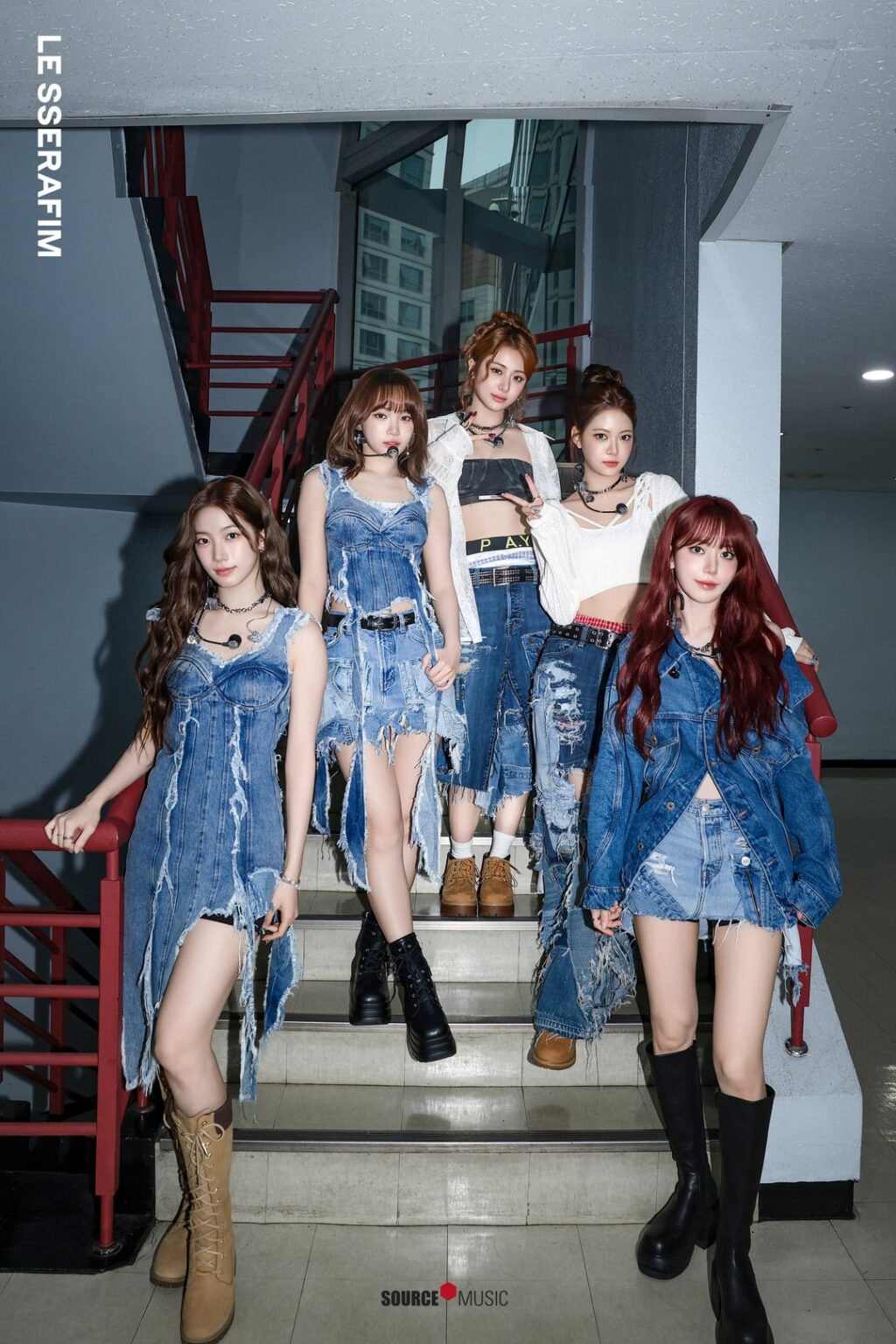 250713 LE SSERAFIM - مختلف (مخطط صور عرض موسيقي - SBS Inkigayo)