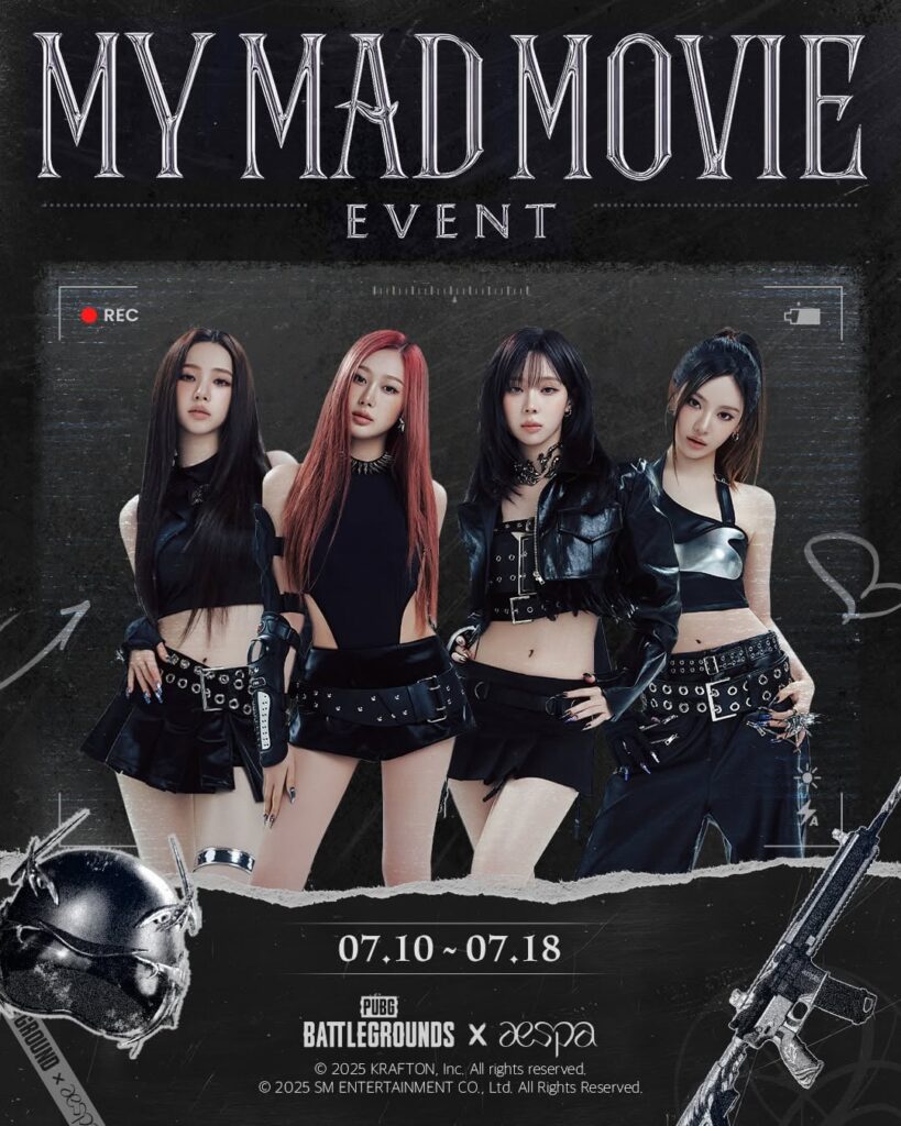 250710 PUBG: Battlegrounds KR Instagram Update مع AESPA