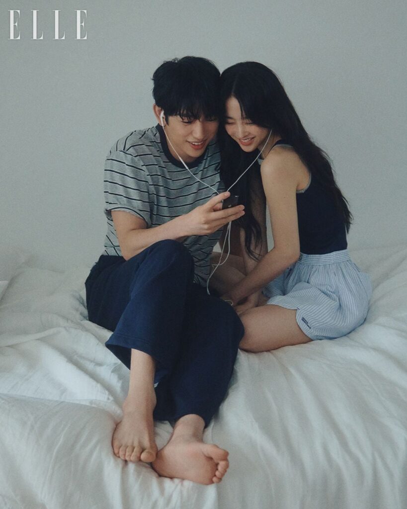 Got7 Park Jinyoung & Park Bo Young - Elle Korea (August 2025 Easse Pictorial Preview)
