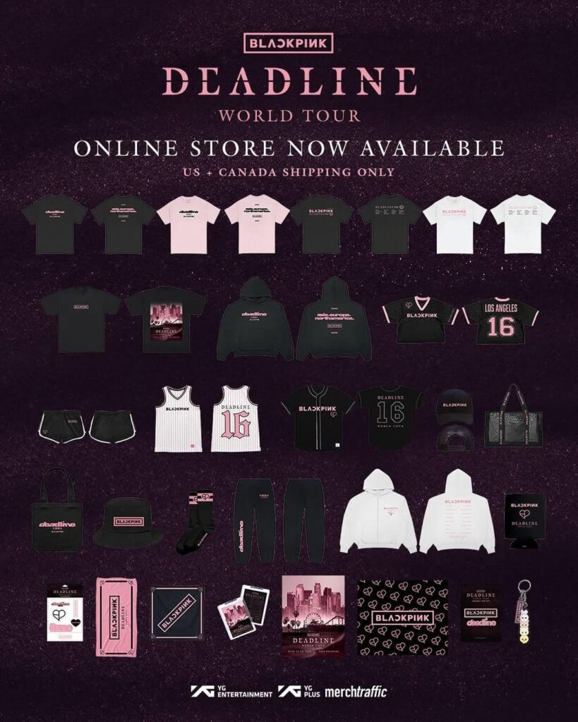 250711 جولة Blackpink World [DEADLINE] في المتجر الرسمي لأمريكا الشمالية مفتوح الآن!