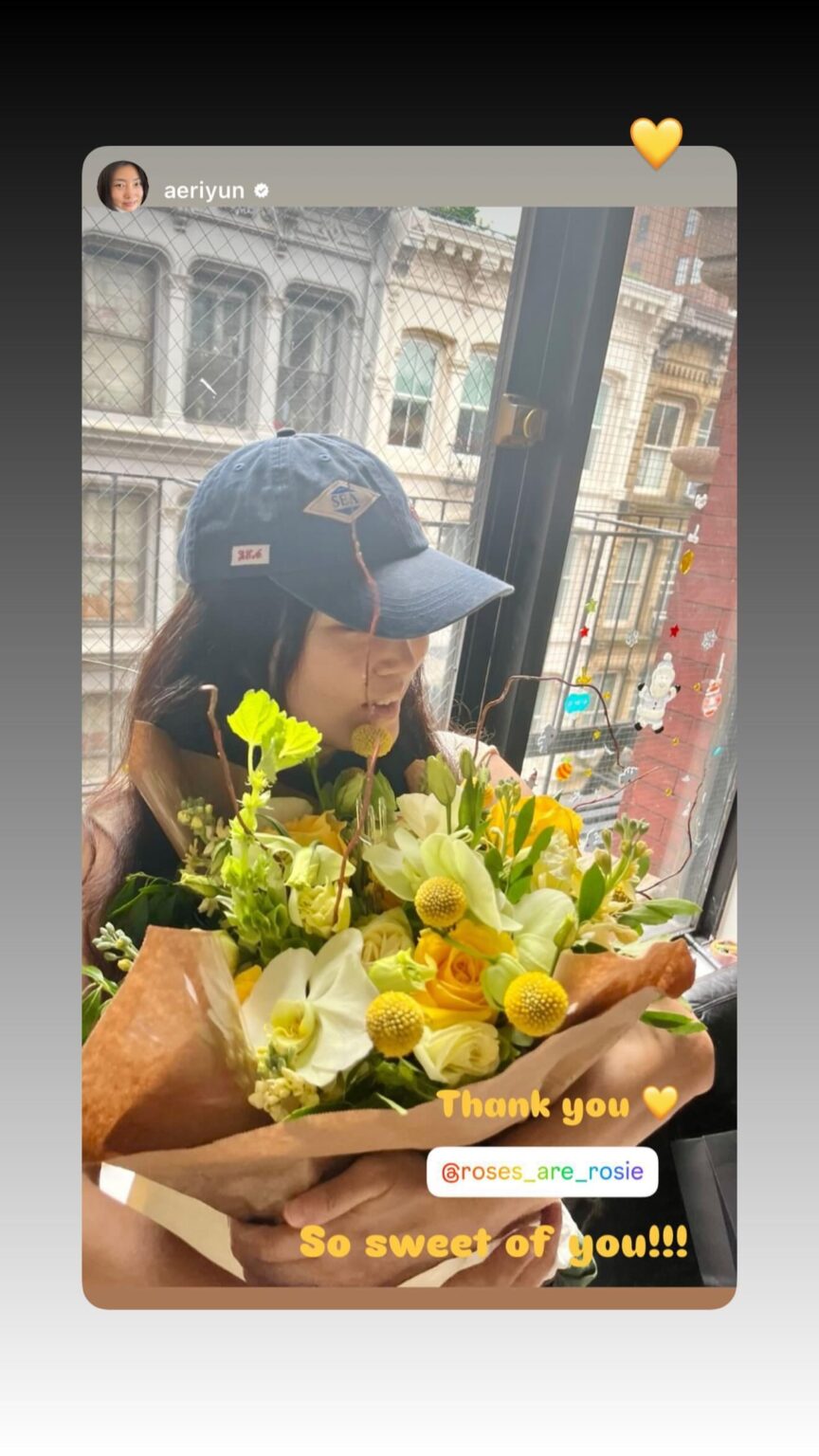 250711 تحديث قصة Rosé IG