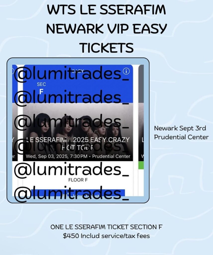 بيع تذاكر VIP Newark السهلة