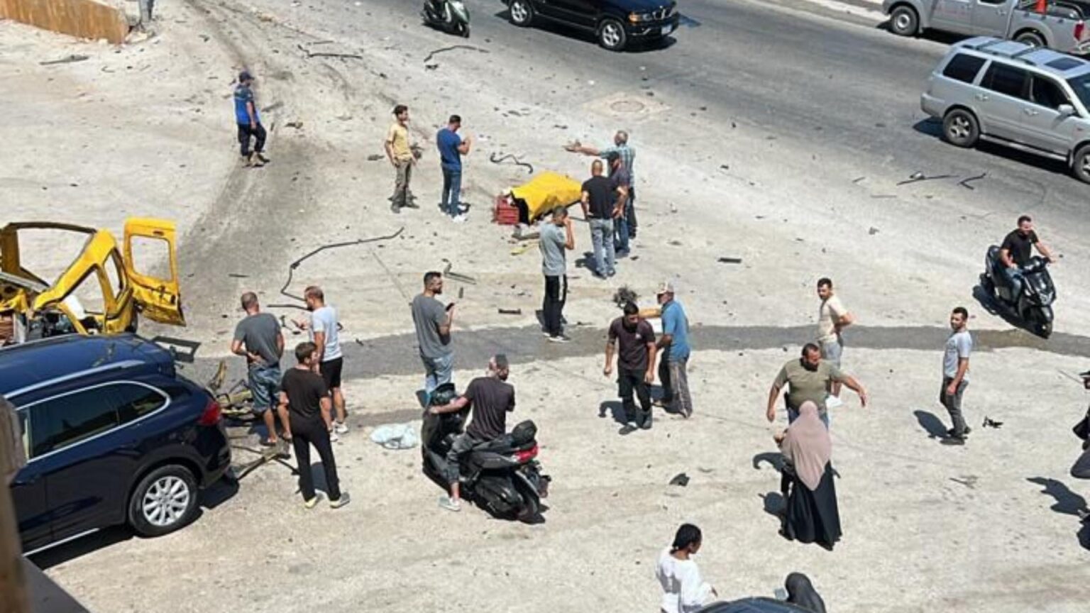 بالصّور: نجا من الأوّل.. فأصابه الصاروخ الثاني