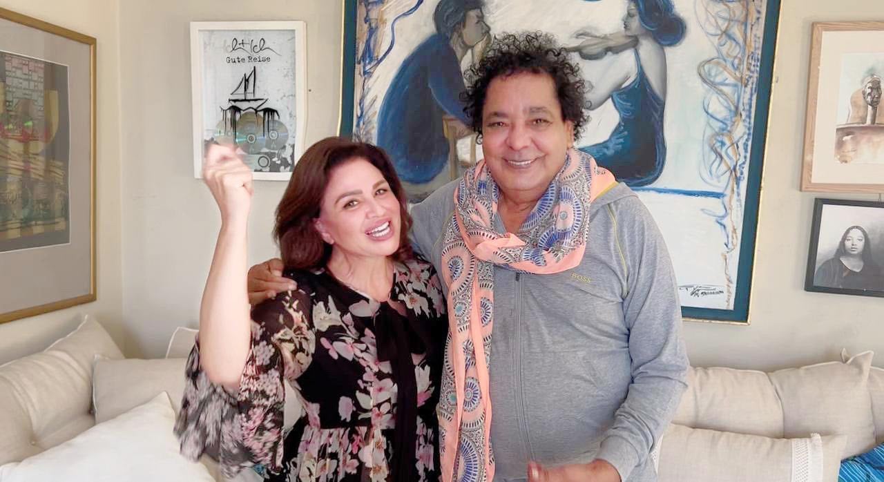 محمد منير مع إلهام شاهين