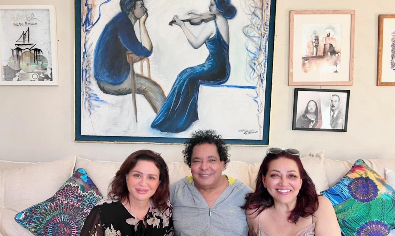 محمد منير مع إلهام شاهين