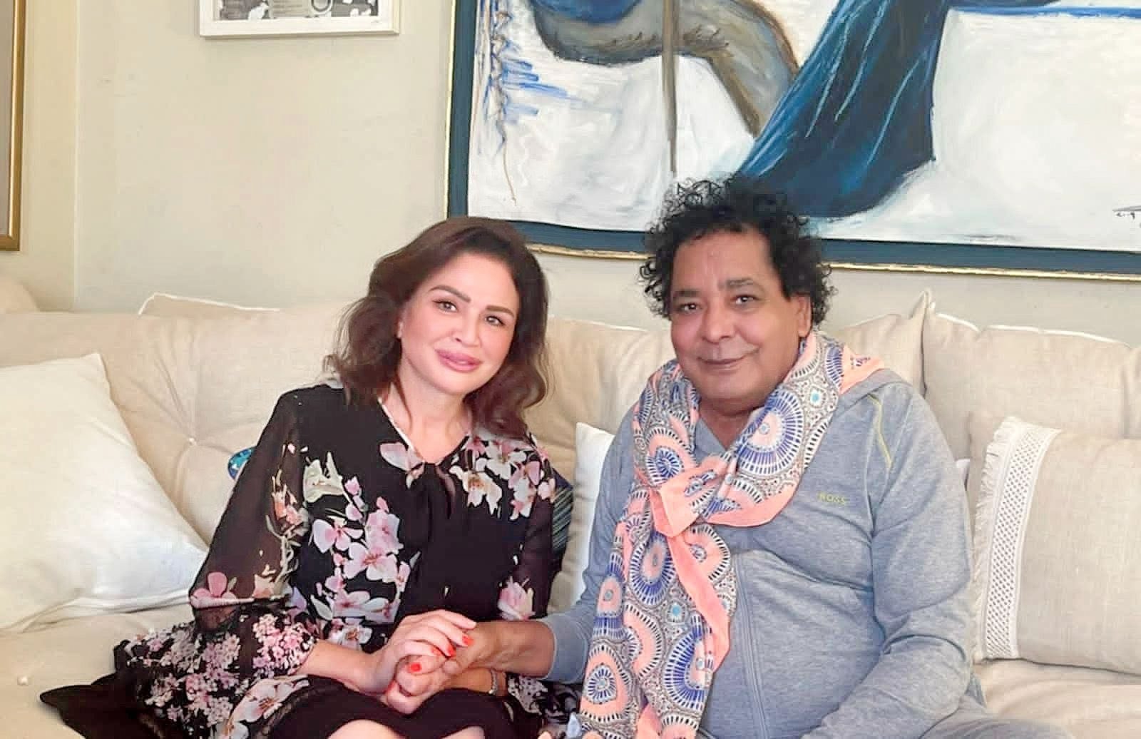 محمد منير مع إلهام شاهين