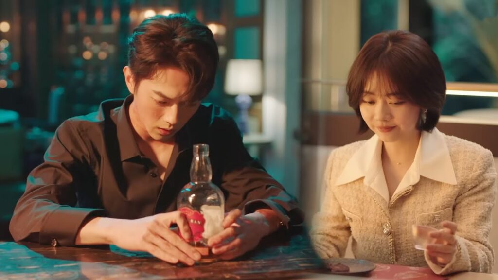 تغادر حبيبته دون كلمة فيدرك بطلنا أهميتها ويشرب متجاهلًا حساسيته ضد الكحول💔مشهد من "جميلة مثلك"