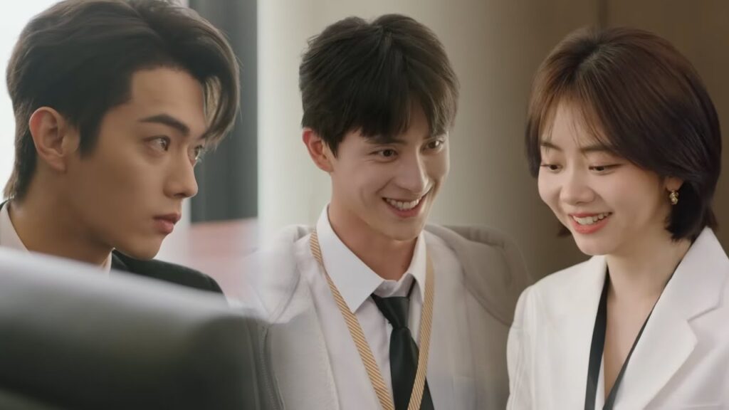 يغار بطلنا وينزعج عندما يراقب صديقه وحبه القديم يتقربان من بعضهما البعض❤️مشهد من "جميلة مثلك"