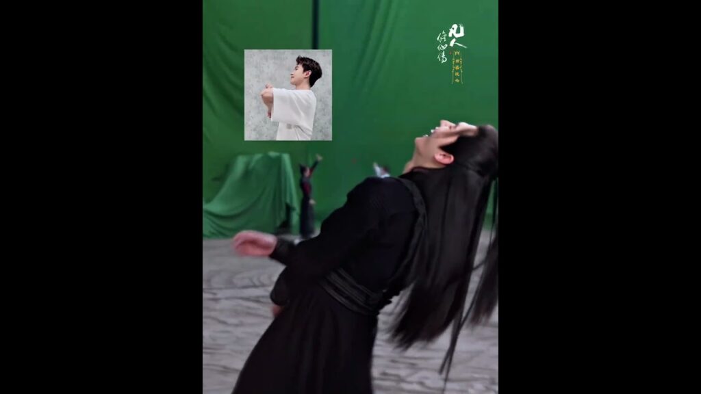 لطافة يانغ يانغ خلف الكواليس 😂😍💕 #yangyang #theimmortalascension #youku #الإرتقاء_الى_الخلود