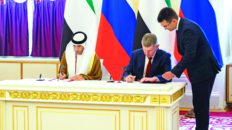 اتفاقية تجارة الخدمات مع روسيا تسهم في ترسيخ مكانة الإمارات مركزاً اقتصادياً عالمياً اتفاقية تجارة الخدمات مع روسيا تسهم في ترسيخ مكانة الإمارات مركزاً اقتصادياً عالمياً