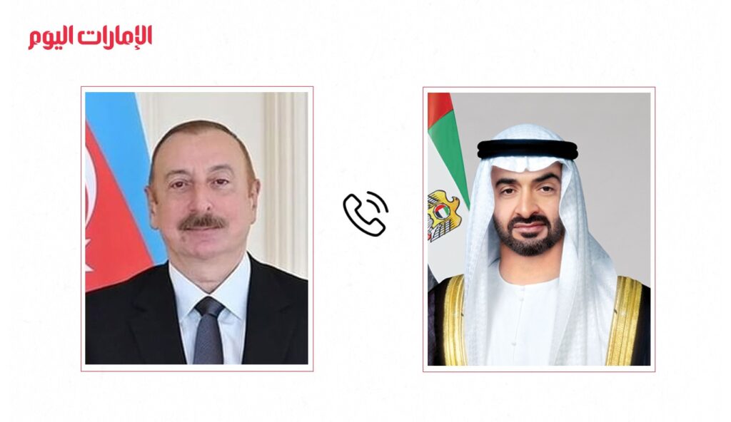 رئيس الدولة يهنئ هاتفياً رئيس أذربيجان باتفاق السلام الأذري