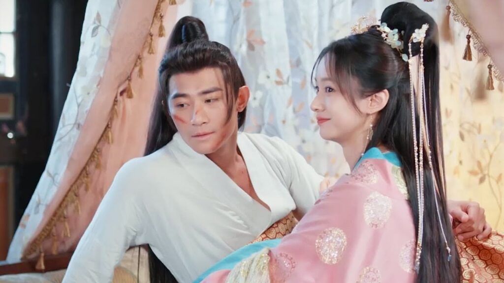 تسهر مع حبيبها لانـه مصاب و لا تريد الابتعاد عنه🔥 (عبيد الحب The Slave to Love )