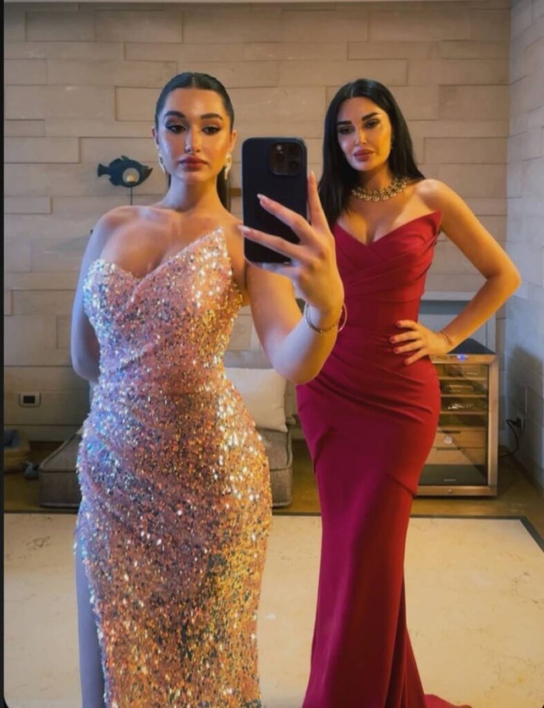 سيرين عبد النور وابنتها تتألقان بأناقة في حفل زفاف ابن شقيقتها | اخبار فنية