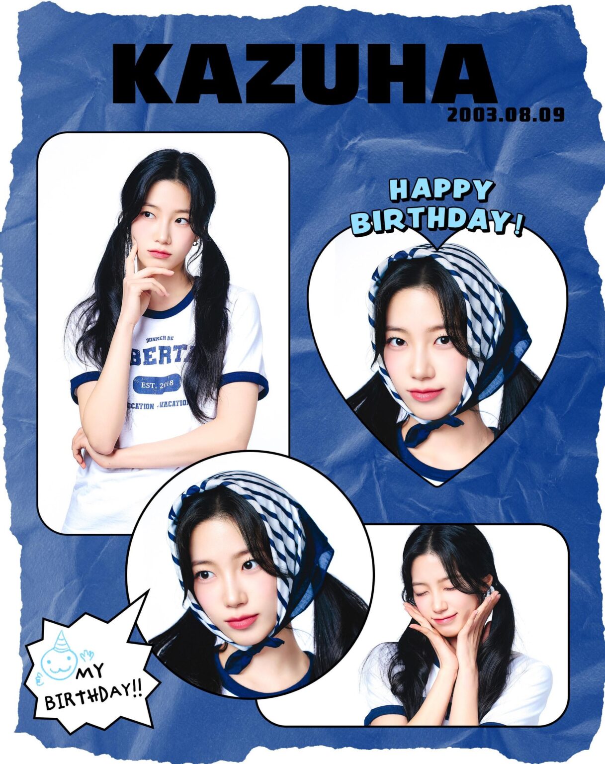 250809 Le Sserafim Weverse Update (2) - 2025 Happy Kazuha Day Photo 📷🎂