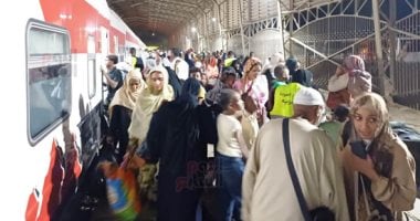 للأسبوع الثالث.. وصول قطار الأشقاء السودانيين لمحطة السد العالى