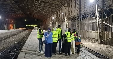 محطة قطار أسوان تستعد لاستقبال فوج ثالث من الأشقاء السودانيين تمهيدا لعودتهم