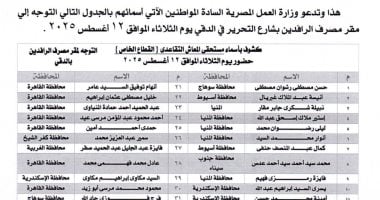 وزارة العمل تنشر قائمة أسماء لمستحقين معاشات تقاعدية بالعراق وزارة العمل تنشر قائمة أسماء لمستحقين معاشات تقاعدية بالعراق
