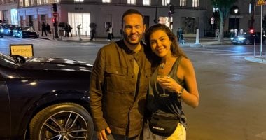 ريهام حجاج لزوجها محمد حلاوة بعد الفوز بانتخابات الشيوخ: مبروك يا حبيب قلبي