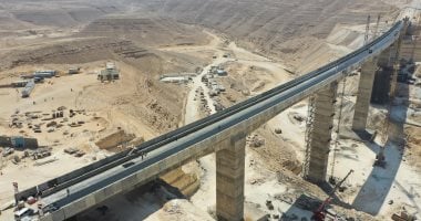 كوبرى النيل الجديد بحلوان.. إنجاز كبير بسواعد مصرية كوبرى النيل الجديد بحلوان.. إنجاز كبير بسواعد مصرية