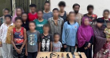 الداخلية تضبط عصابة الثقب السوداء أسفل كوبري بالهرم