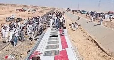 الصحة: ارتفاع أعداد مصابى حادث قطار مطروح إلى 94 مصابا