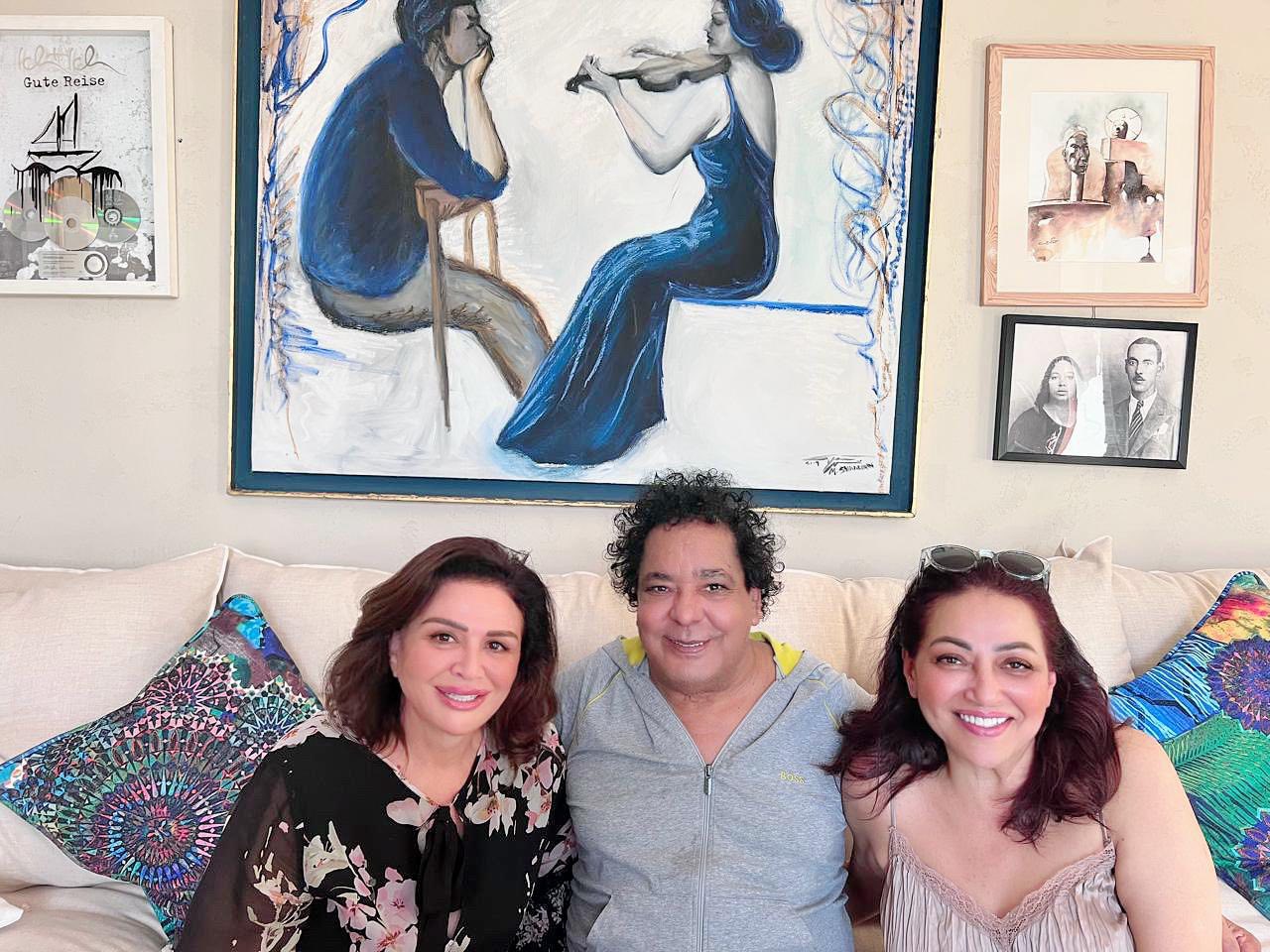 محمد منير مع إلهام شاهين