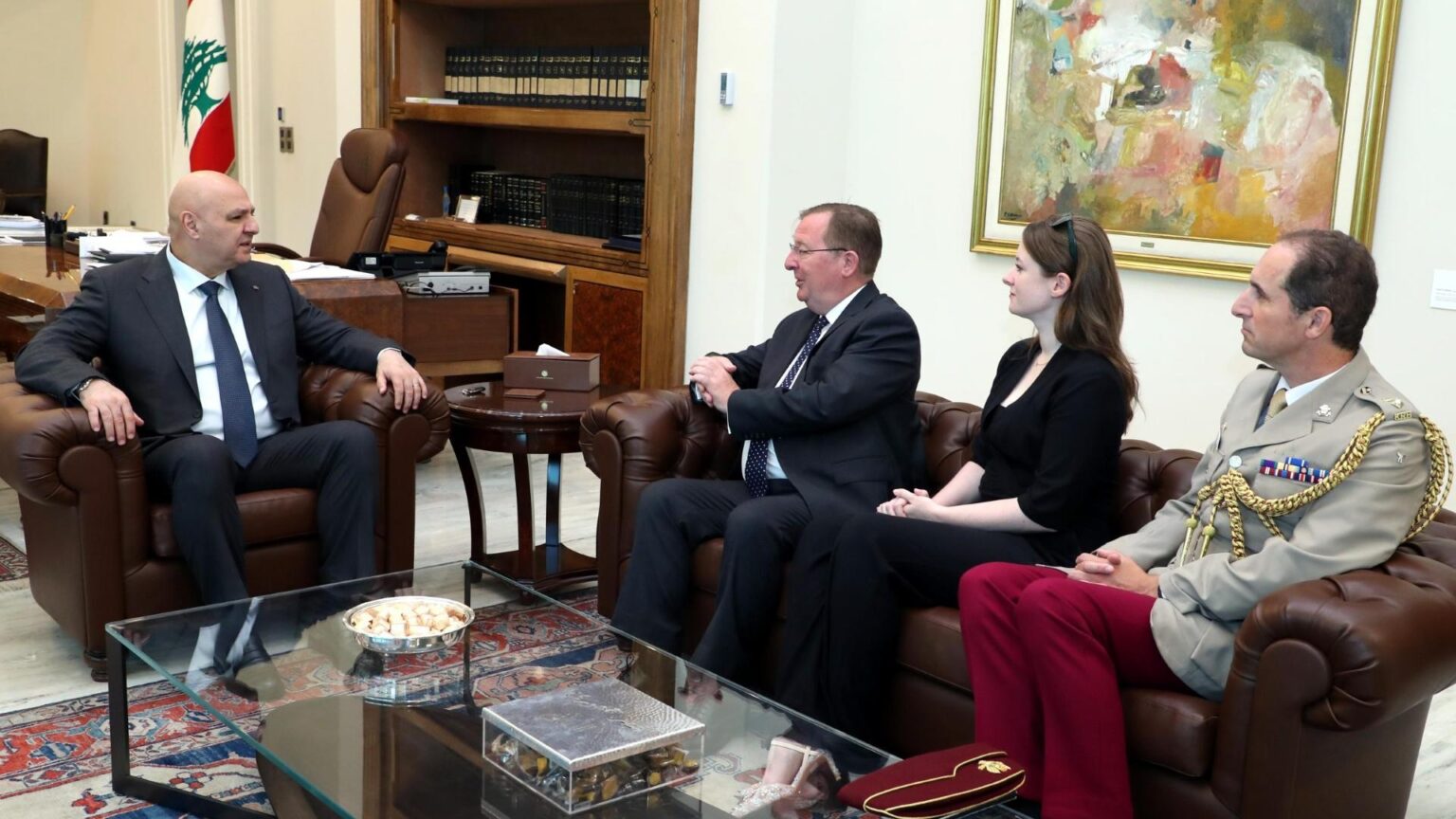 الرئيس عون: متمسّكون بـ"اليونيفيل" ودعم بريطانيا مهمّ