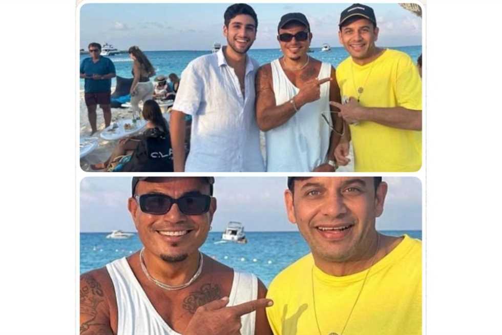 مصطفى قمر في أحدث ظهور مع عمرو دياب: «بعملك غنوة مخصوص» مصطفى قمر في أحدث ظهور مع عمرو دياب: «بعملك غنوة مخصوص»