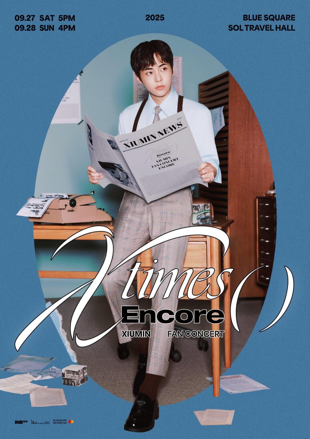 Exo Xiumin - Fan Concert "X Times ()" Encore (ملصق إعلان)