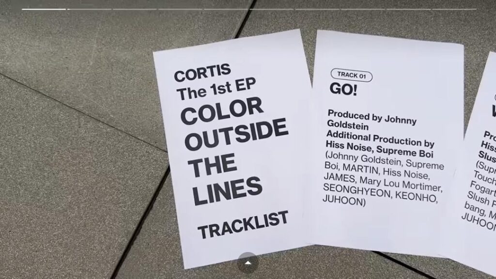 Cortis (لون خارج الخطوط) (مجموعة Bighit Music New Boy Group) - 1st EP: اللون خارج الخطوط (قائمة المسار)
