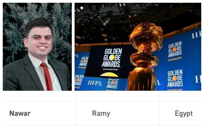 الزميل رامى نوار عضو لجنة تحكيم جولدن جلوب الزميل رامى نوار عضو لجنة تحكيم جولدن جلوب