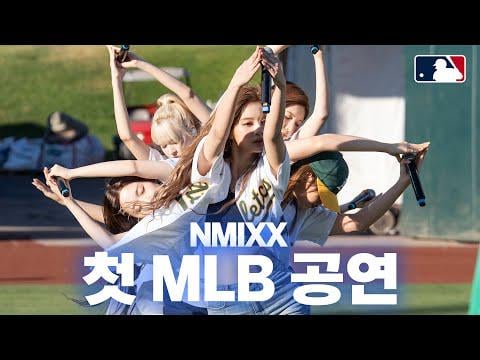 NMIXX - أحبني مثل هذا + تعرف عني @ أريزونا ديامونداكس مقابل أوكلاند لألعاب القوى (250801)