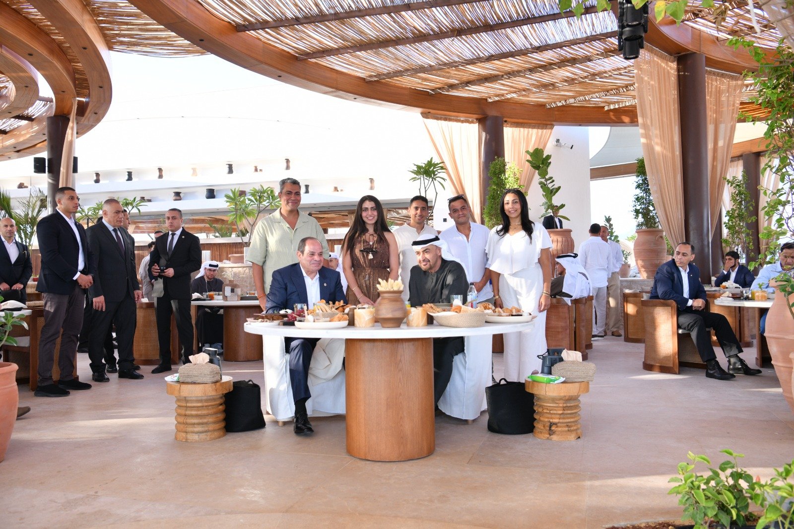 الرئيس السيسى ومحمد بن زايد 