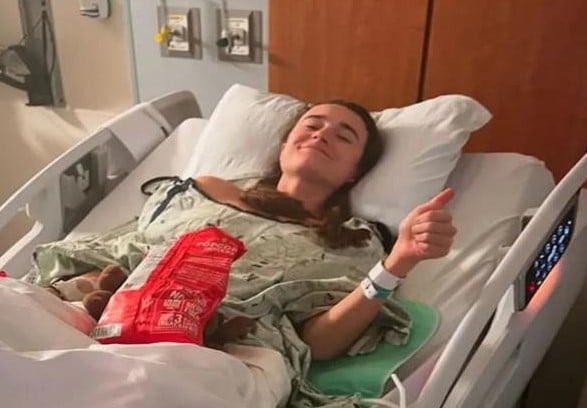 كيلي على فراش المرض