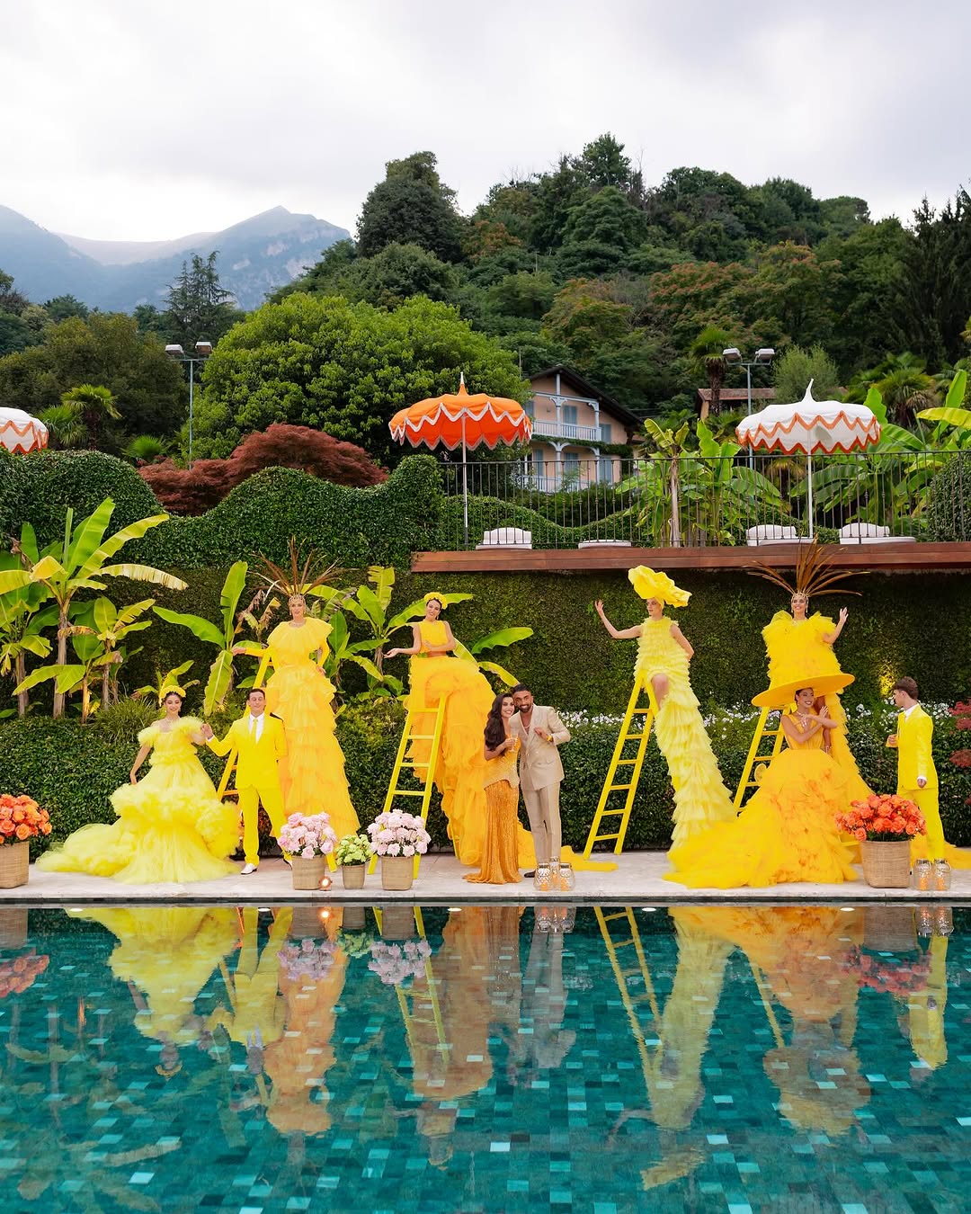 احتفالات ما قبل زفاف يومي بيوتي في ايطاليا (انستغرام)