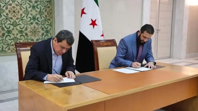 الشرع وعبدي شاهين 