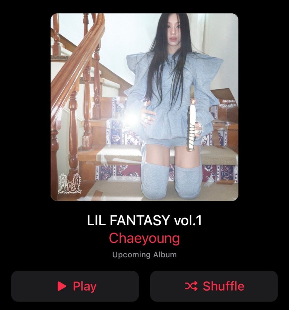 250812 Itunes Update - ألبوم Chaeyoung الأول الكامل "Lil Fantasy" سيحتوي على 9 مسارات