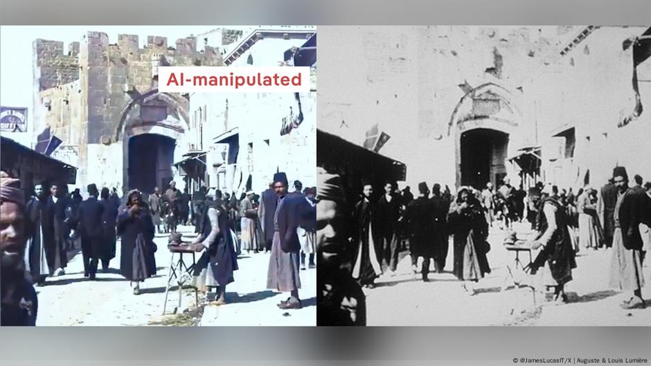 DW تتحقق.. حقيقة مقطع فيديو ملون من القدس يعود لعام 1897 – DW – 2025/8/30