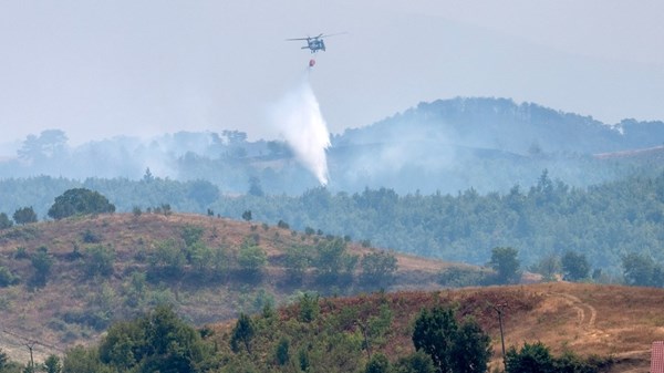 700 إسقاط مائي لفريق الإنقاذ الإماراتي ضمن جهود إخماد حرائق الغابات في ألبانيا
