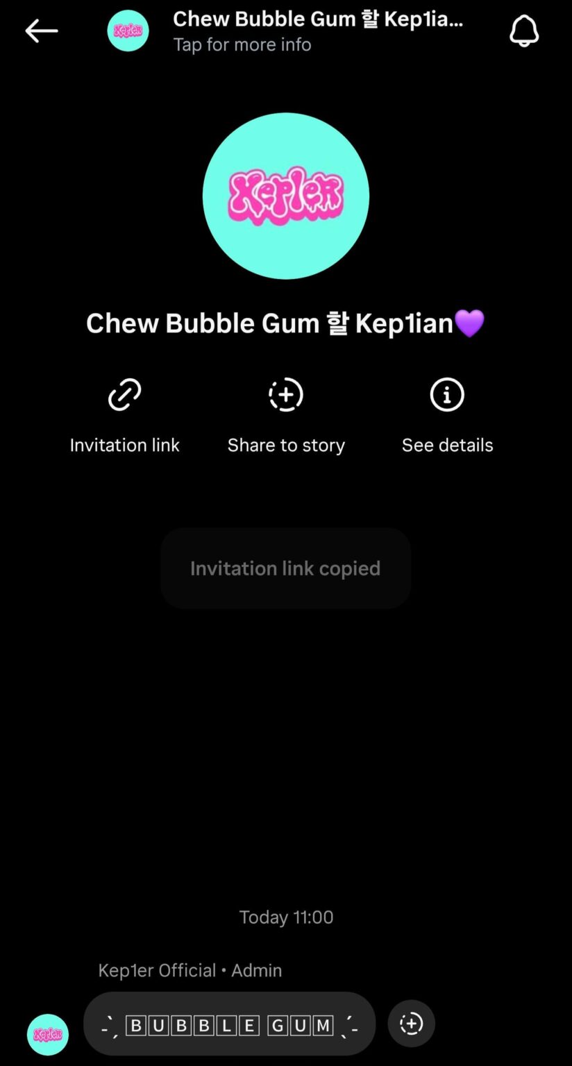 افتتح Kep1er قناة بث Instagram للترويج لألبوم العودة القادم "Bubble Gum"