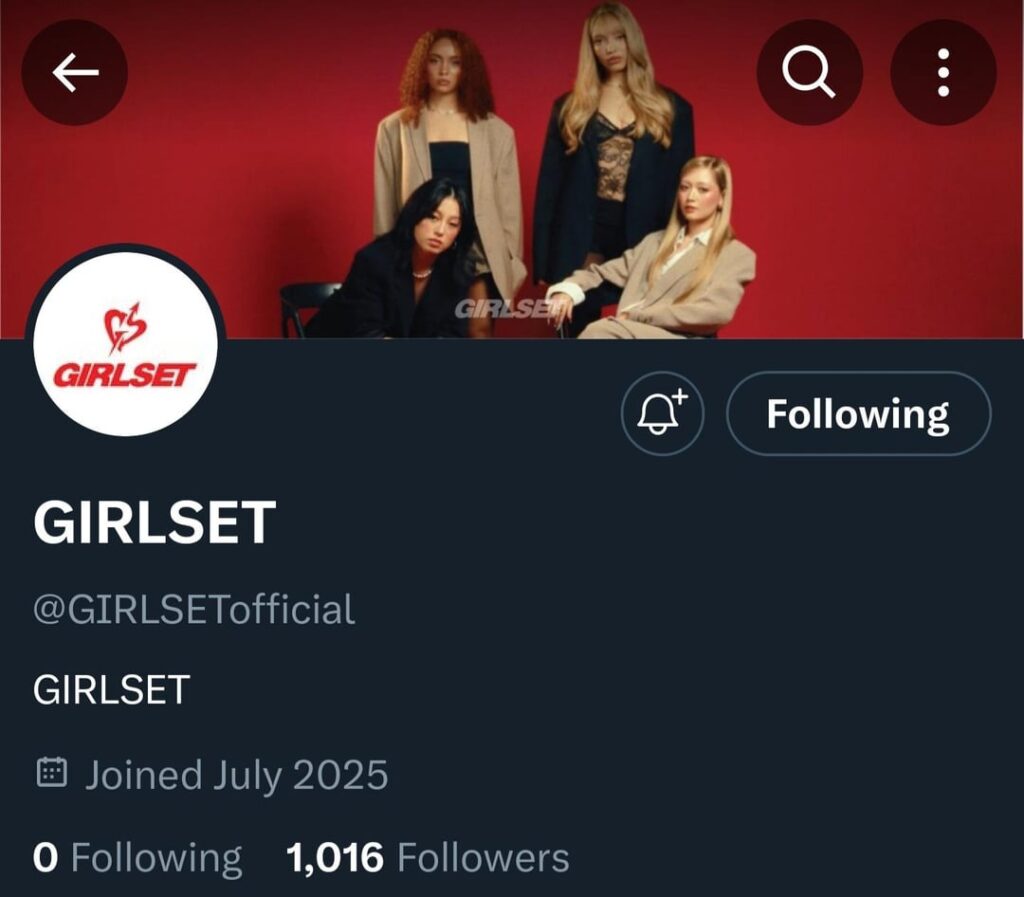 فتحت Girlset (Vcha Lexi السابقة ، كاميلا ، سافانا وكيندال) حسابات Twitter / X و Facebook جديدة